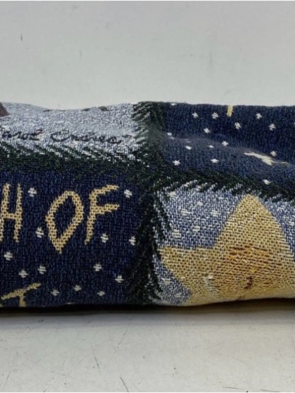 Carl Enders Woven Tapestry Throw Blanket – Starry Night Winter Scene